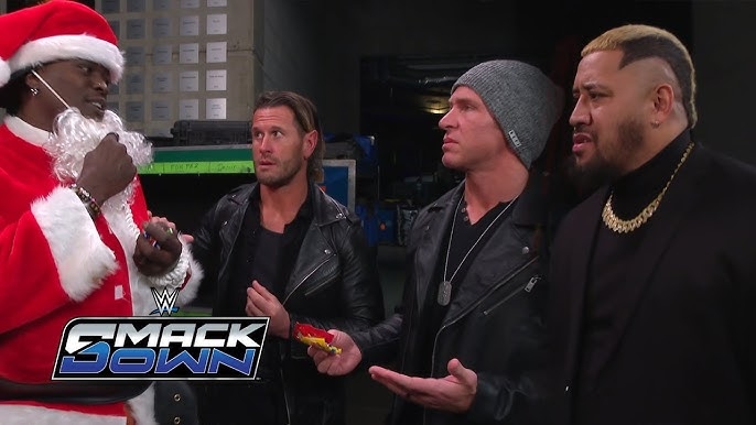 R-Truth Confused About Halloween?! Solo Sikoa Confronts Motor City Machine Guns Backstage!