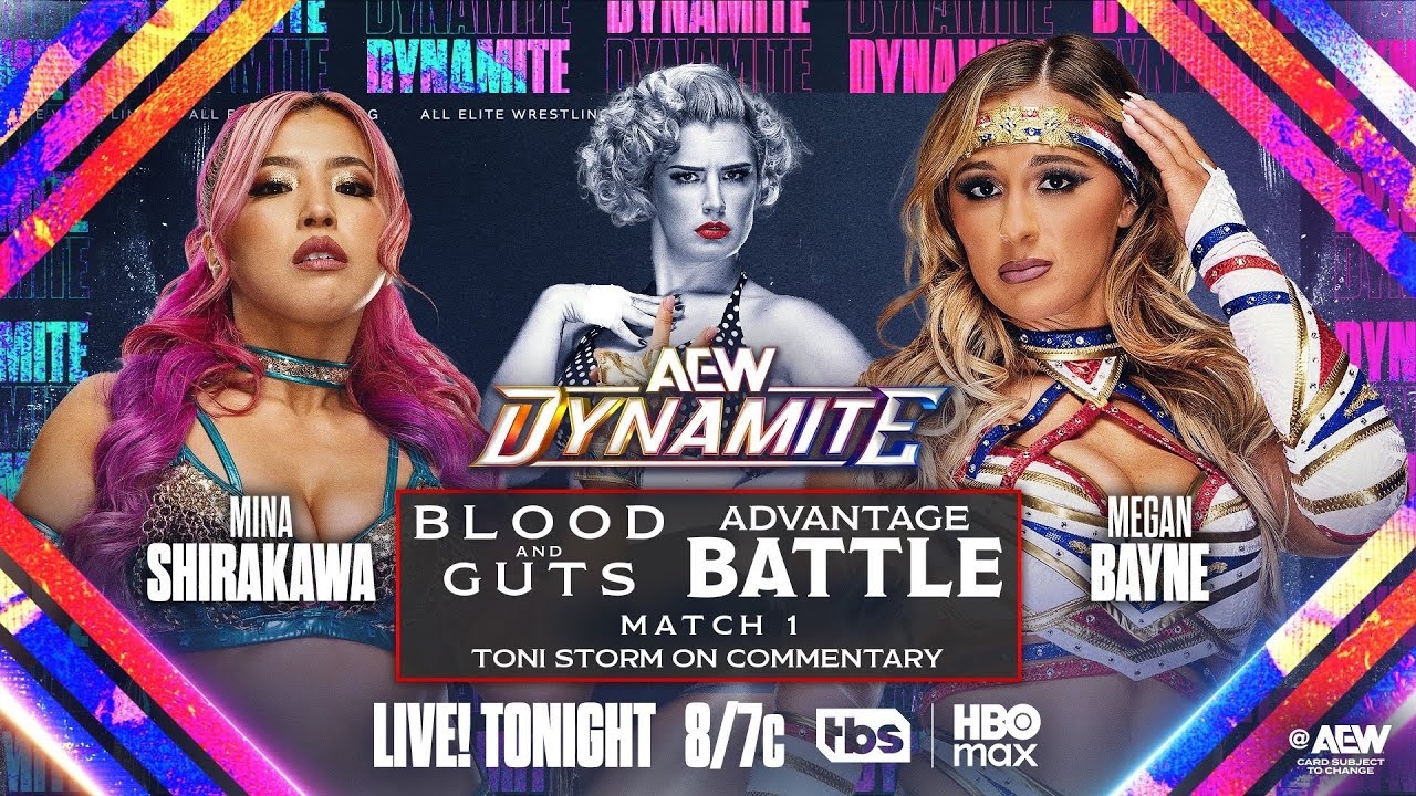 WWE 2K25 Mina Shirakawa Vs. Megan Bayne - AEW Dynamite 11/5/25