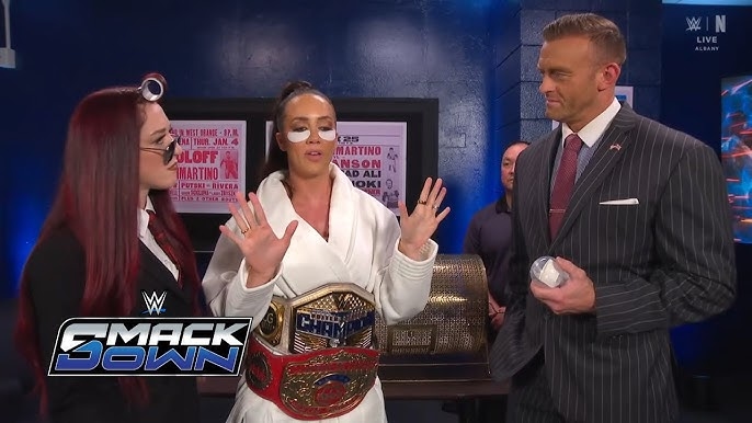 PinkChelsea Green Confront with Nick Aldis Backstage After Cancels Her  Championship Pyro!