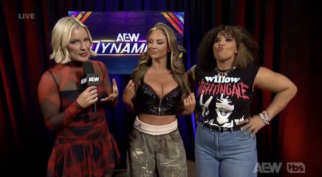 Renee Paquette, Harley Cameron & Willow Nightingale #AEW #AEWDynamite #AEWCollision #AEWOnHBOMax