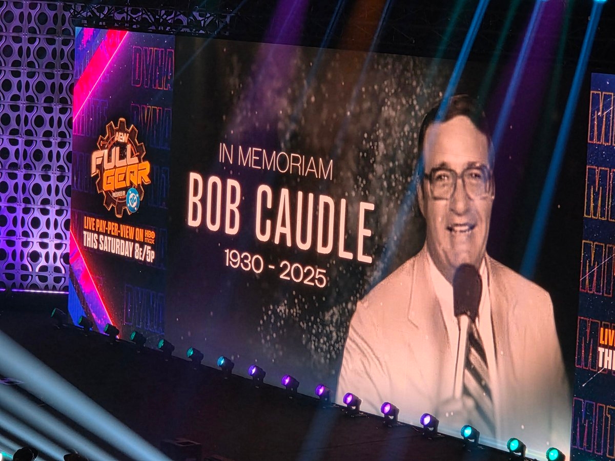 Classy of @AEW to recognize the passing of Bob Caudle.