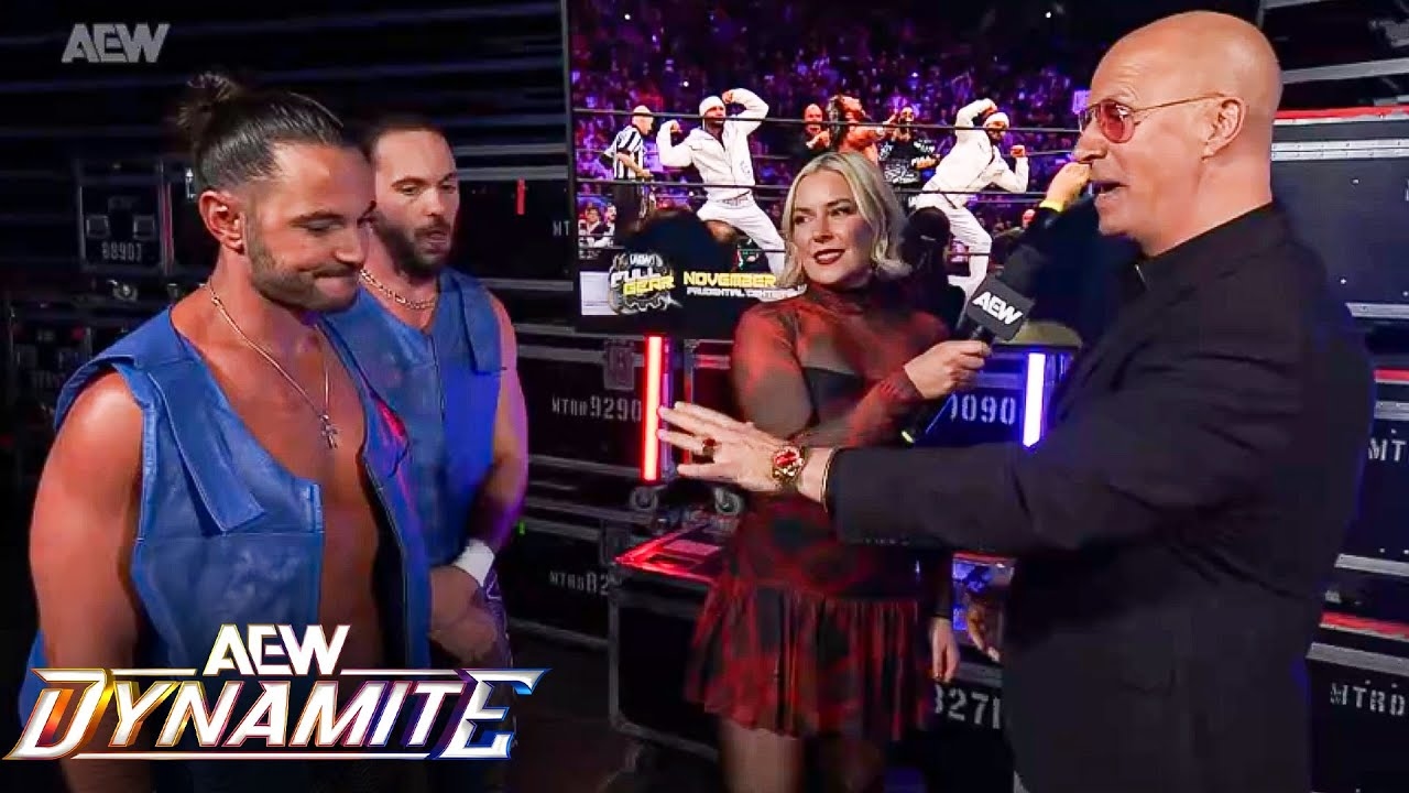 Don Callis Crashes Young Bucks Interview on AEW Dynamite!