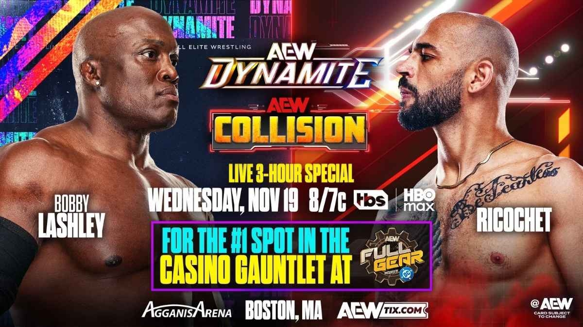 AEW Dynamite/Collision: Bobby Lashley is #1 in the Casino Gauntlet - Slam Wrestling