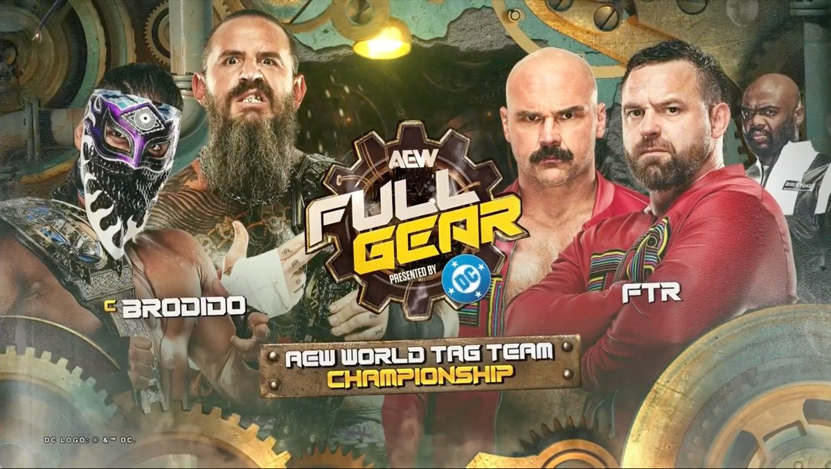 Brodido vs. FTR for the AEW World Tag Team Titles is next