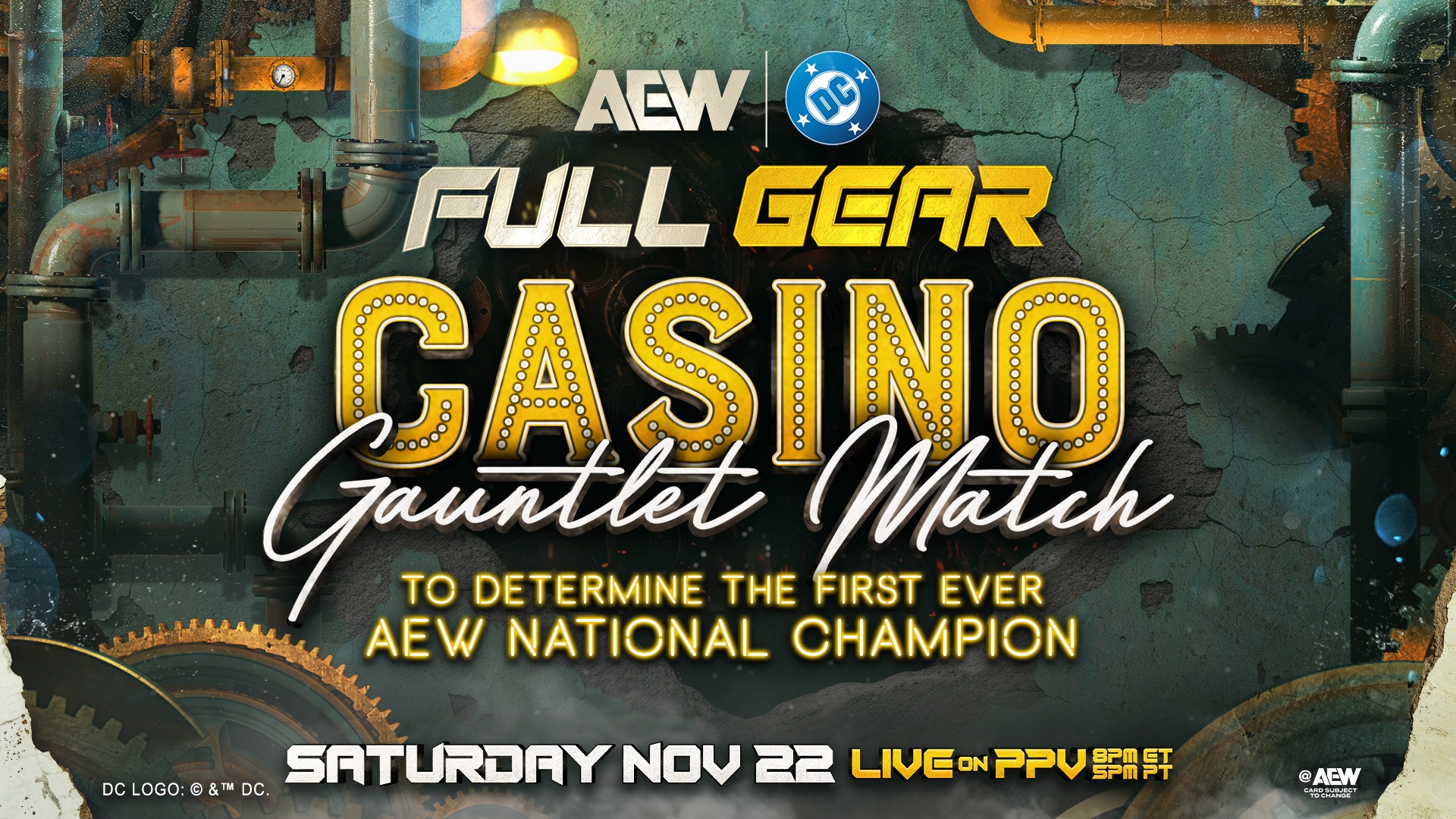 AEW Announces New National Championship, Casino Gauntlet to Determine First  Champion