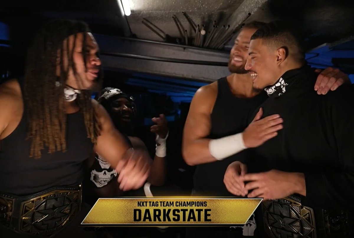 DARKSTATE MY BOYS PLUS IM PROUD DION IS IN THE DEADLINE MATCH #WWENXT  #NXTGoldRush