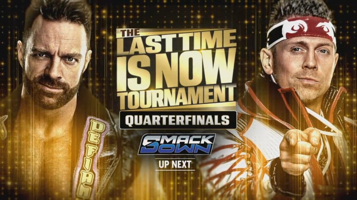 LA Knight vs The Miz in the Last Time is Now Tournament is next #SmackDown