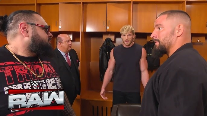 LOGAN PAUL FORMS POWER ALLIANCE WITH PAUL HEYMAN BACKSTAGE - YouTube