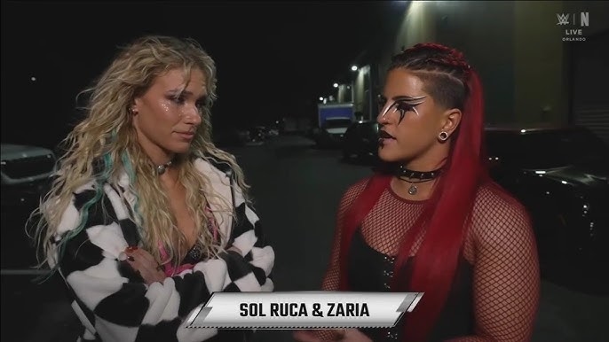 Sol Ruca habla con Zaria en Backstage - WWE NXT 09/12/2025 (En Español)