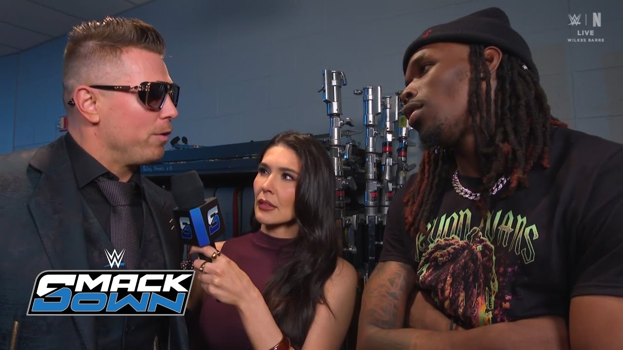 The Miz LOSES IT Backstage as Je'Von Evans Issues SHOCK SmackDown Challenge - YouTube