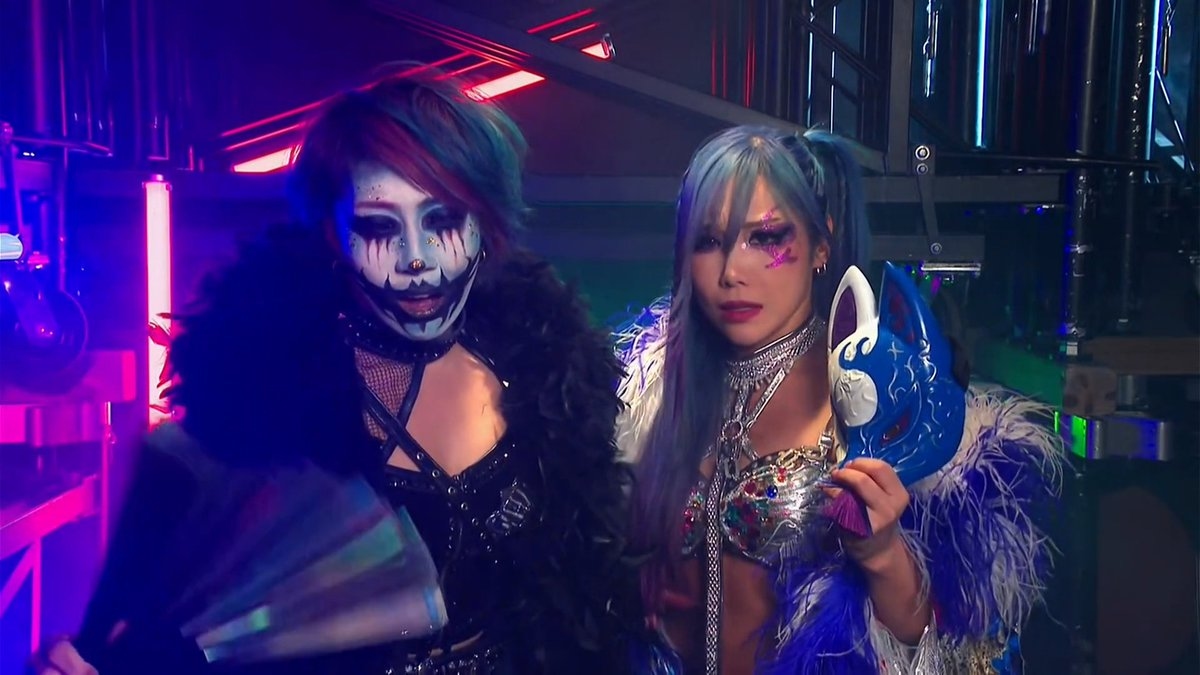 Rhea and IYO SKY vs Asuka and Kairi Sane on Jan 5. #WWERaw