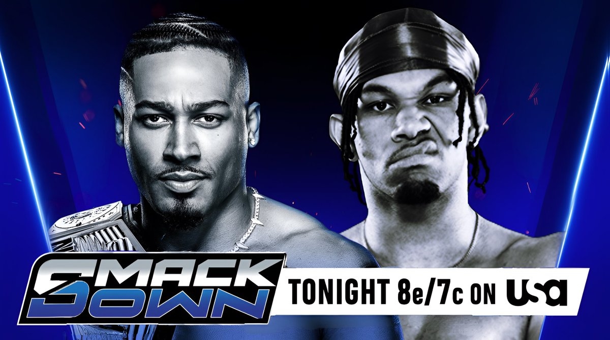 Carmelo Hayes (c) vs. Leon Slater por el United States Championship ?  #SmackDown