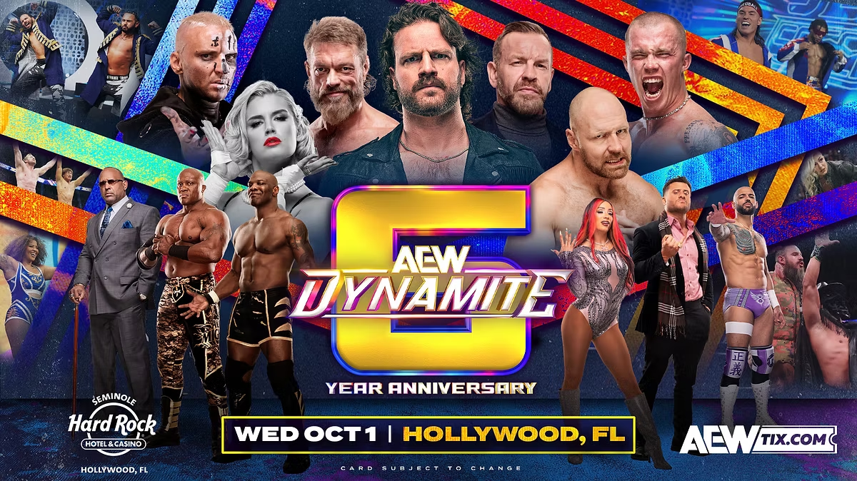 Three matches booked for AEW Dynamite sixth anniversary - F4W/WON