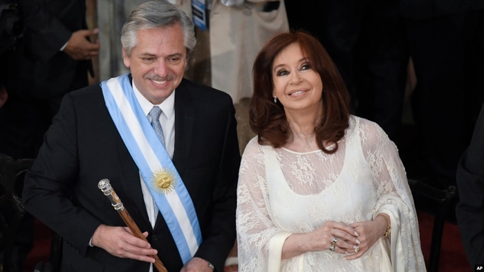 Альберто Фернандес та Крістіна Фернандес де Кіршнер