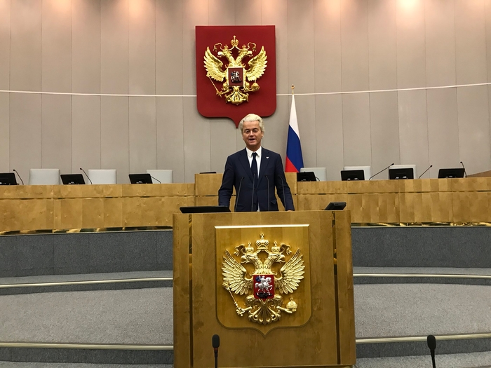 Geert Wilders on X: "Russia. Moscow. Duma. Stop the Russiaphobia. It's time  for Realpolitik. Partnership instead of enmity! https://t.co/V0iDGkmesp" / X