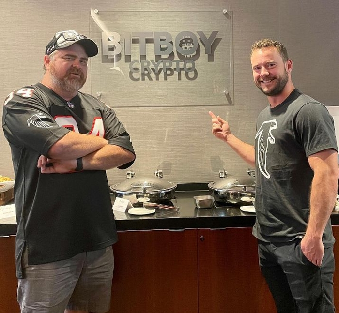 Команда BitBoy Crypto: Бен Армстронг та Джей Шедд. Джерело:&nbsp;Instagram