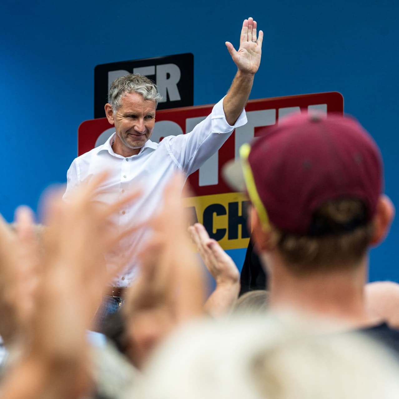 Björn Höcke, leader of the AfD in the eastern German state of Thuringia, is topping some polls ahead of a regional ballot.