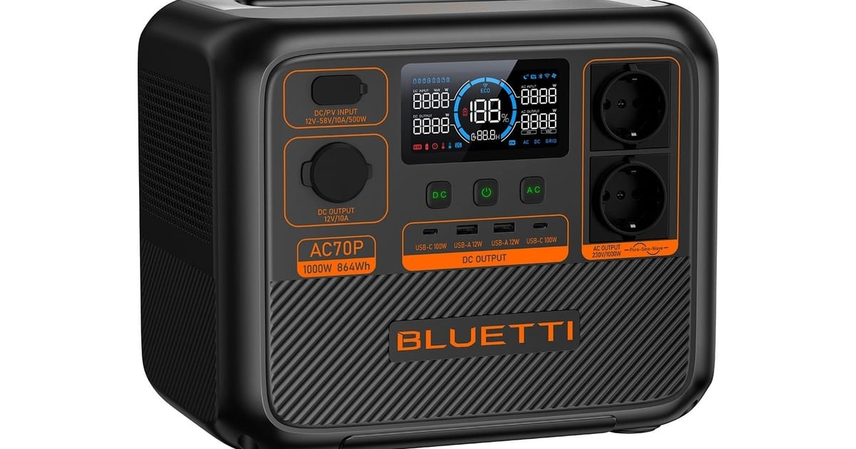 Огляд та досвід використання зарядної станції Bluetti AC70P - Маріо Лобстер на we.ua