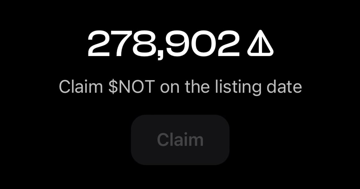 Notcoin завершив конвертацію у $NOT - AlexPro на we.ua