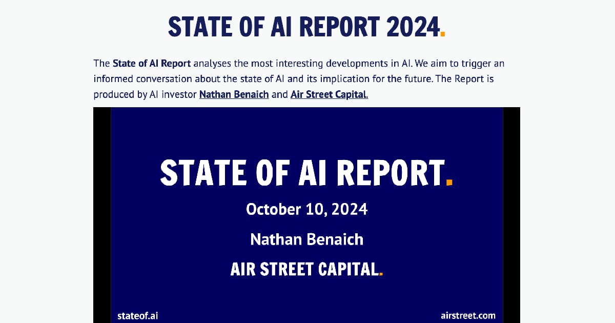 State of AI 2024: Які є політичні ризики? Огляд звіту. - Рєпін Ілля на we.ua