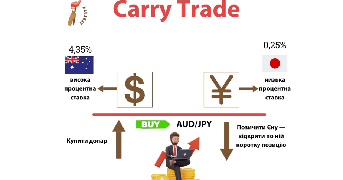 Керрі-трейд: Стратегія заробітку на різниці відсоткових ставок - Юлія Копитко на we.ua