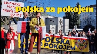 Polska za Pokojem - marsz kobiet w Warszawie - Goniec