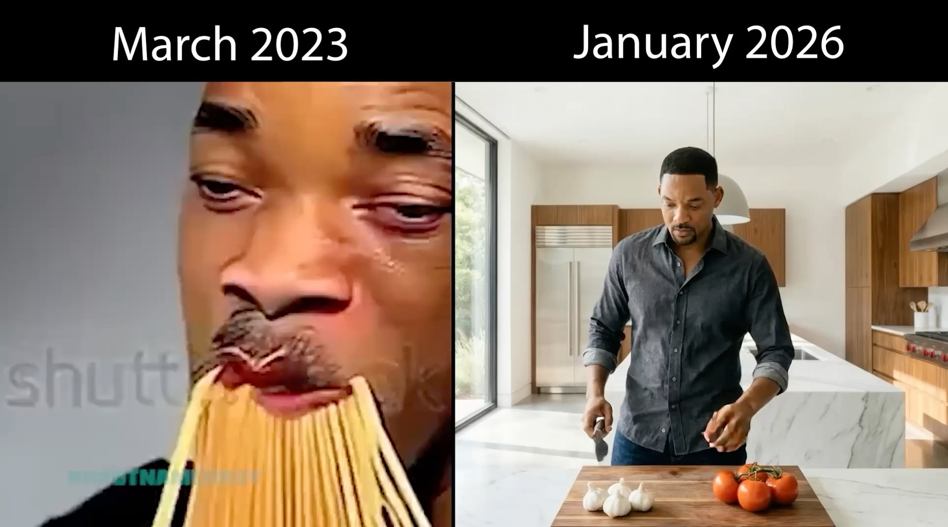 2.5 years difference. Makes you wonder where AI will be in another 2.5  years, 5 years, 10+ years.