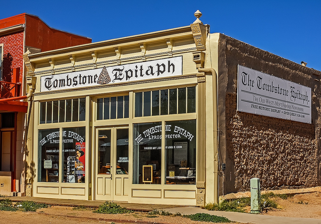The Tombstone Epitaph - Tombstone Chamber of Commerce