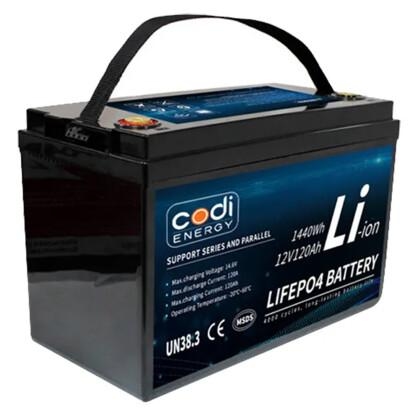 Акумулятор Codi Energy Lithium Iron Battery Home Storage LiFePo4 12.8V 120Ah