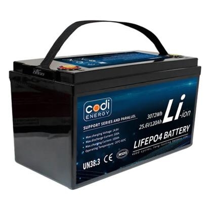 Акумулятор Codi Energy Lithium Iron Battery Home Storage LiFePo4 25.6V 120AH