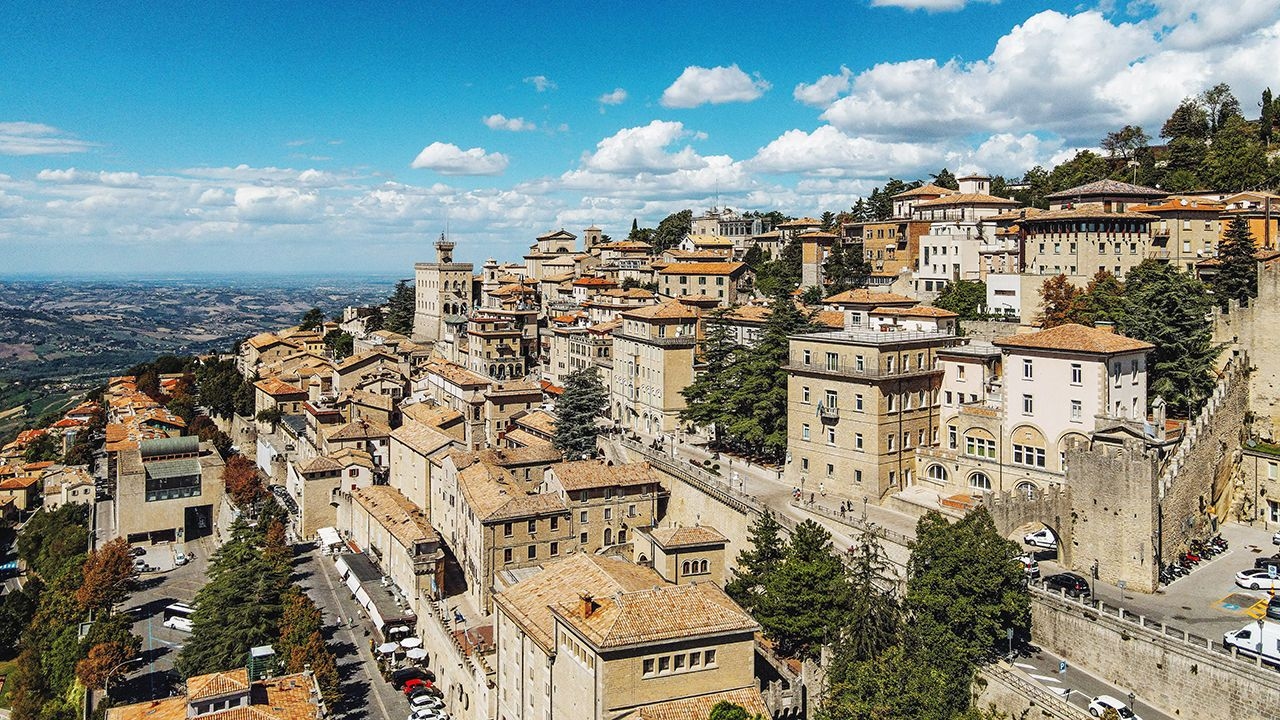 Cityscape of San Marino