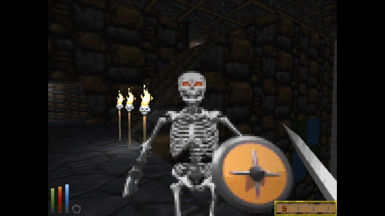 Elder Scrolls Daggerfall 1996 gameplay