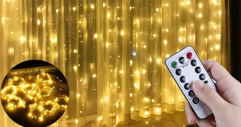 LED Curtain Garland