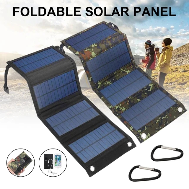 Outdoor Camping Hiking Travel Solar Panel Portable Flexible Small 5V  Folding Solar Panels Cells For USB Phone Battery Charger - AliExpress