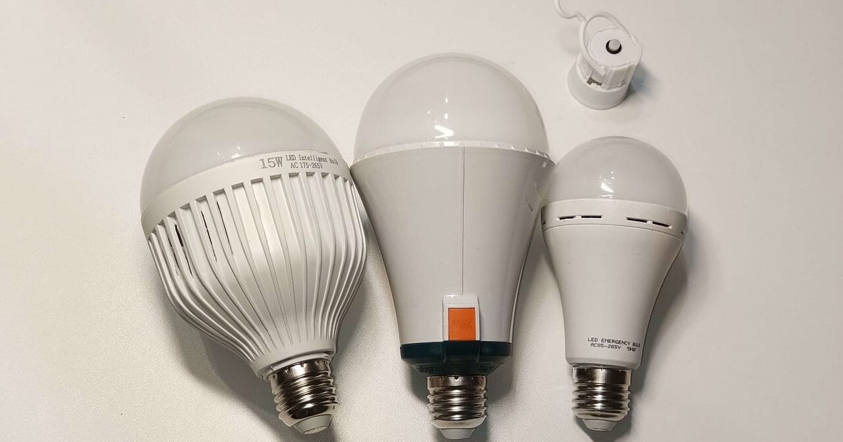 Топ-5 кращих ламп з акумуляторами з Aliexpress - Рейтинг 2024 року - Revizorchyk на we.ua