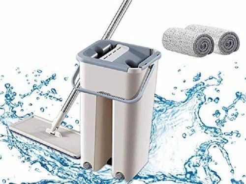 Flat Squeeze Mop Heavy Quality Floor Mop with Bucket Flexible Kitchen tap  Flat 360 Flexible Mop at ₹ 230/piece | Microfiber Mop in Surat | ID:  2852226439912