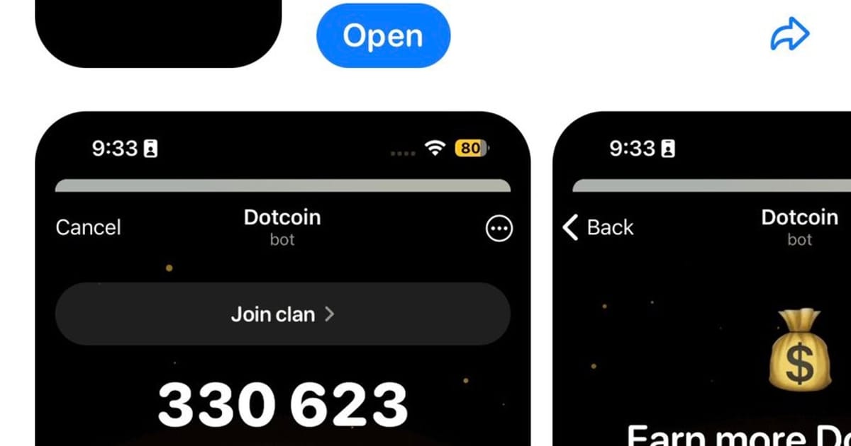 Що таке Dotcoin? Нова гра в Telegram. - TioMi на we.ua