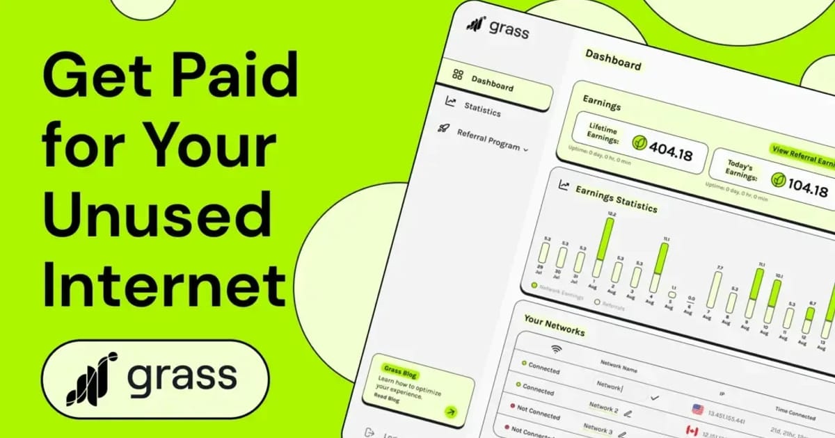 Grass тренд у криптовалюті - фармим крипту без вкладень - TioMi на we.ua