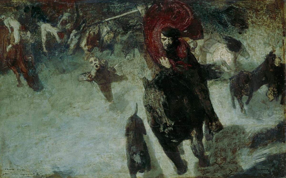 Франц фон Штук. Дике полювання. 1888