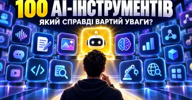 Заголовок: 100 ШІ-сервісів для будь-яких задач: великий путівник - на we.ua