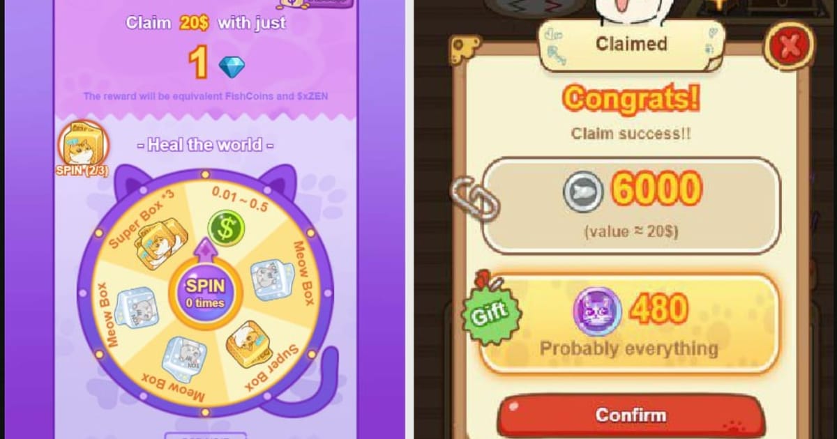 Catizen оновили процес колеса удачі! Тепер виграти легше - Ostap Nekash на we.ua