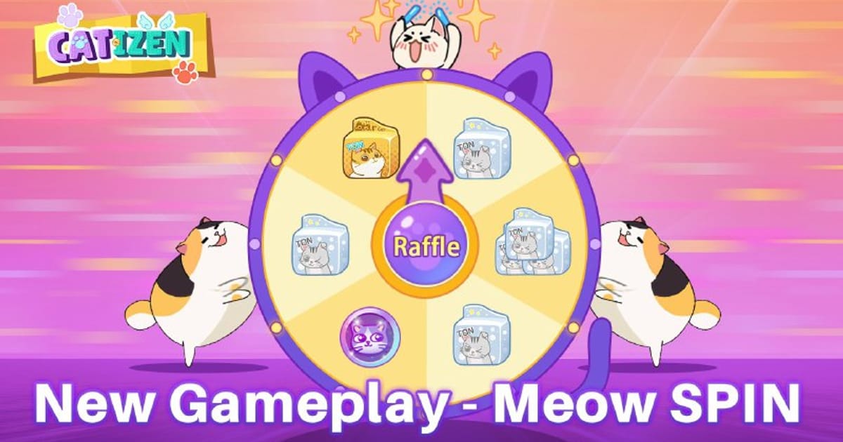 Catizen супер оновлення в грі! Новий функціонал Meow SPIN - Oskar на we.ua