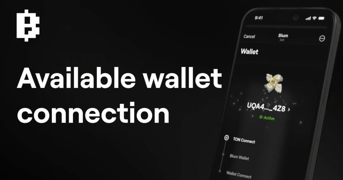 Blum додали можливість підключити гаманець TON! - Ян Мілош на we.ua