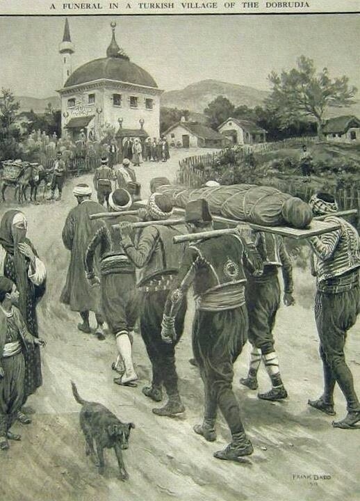 Похорон в турецькому селі в Добруджі