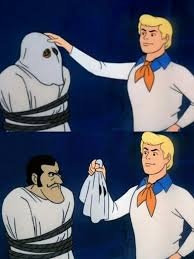 Scooby doo mask reveal Meme Generator - Imgflip