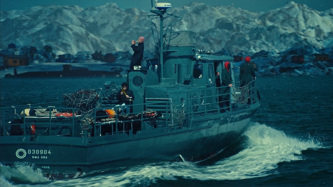 030904 DMA ORG" seen on the back of the boat during Saturday music video : r/twentyonepilots