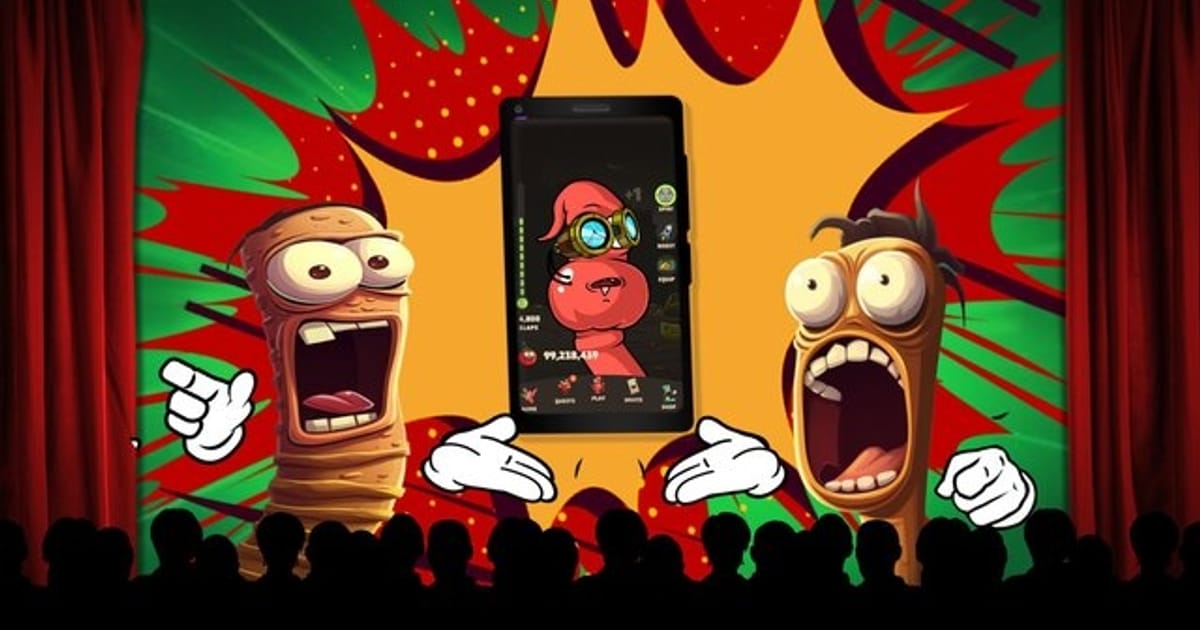 Wormfare Slap 2.0 - заробляй криптовалюту одним натисканням в Telegram - Вова на we.ua