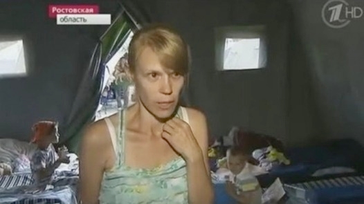 Фейк з російського каналу. Жінка розповідає як бачила розстріли і розп'яття російського хлопчика