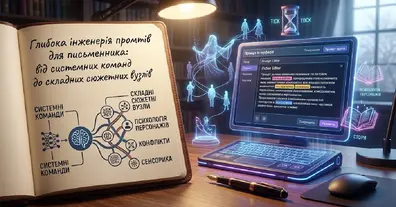 Глибока інженерія промтів для письменника: від системних команд до складних сюжетних вузлів - на we.ua
