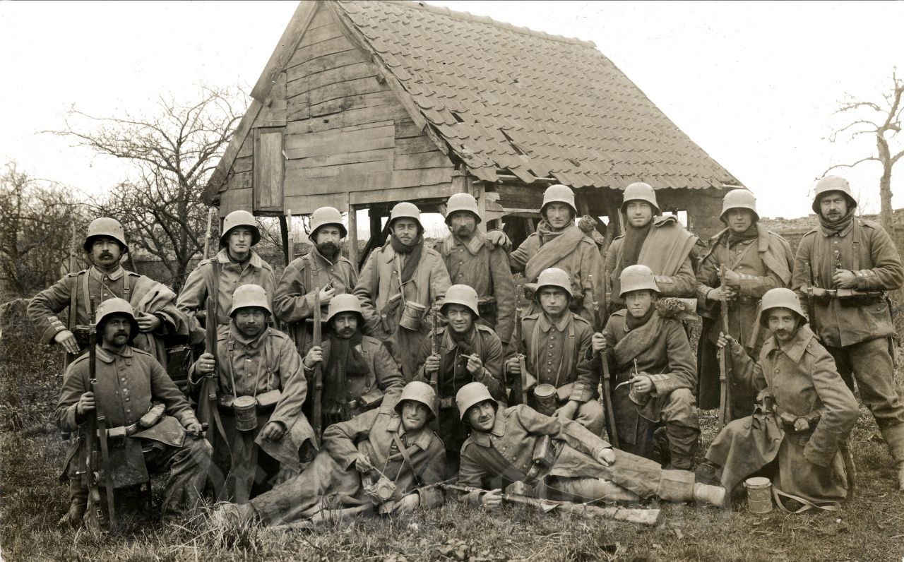 Солдати Marine-Korps Flandern, 1917